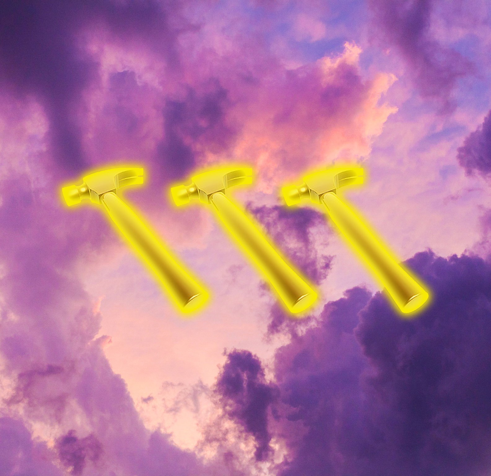 Purple Thang Gold Hammers