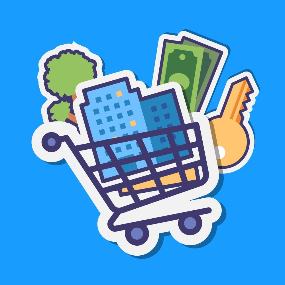 Тележка с новостройками