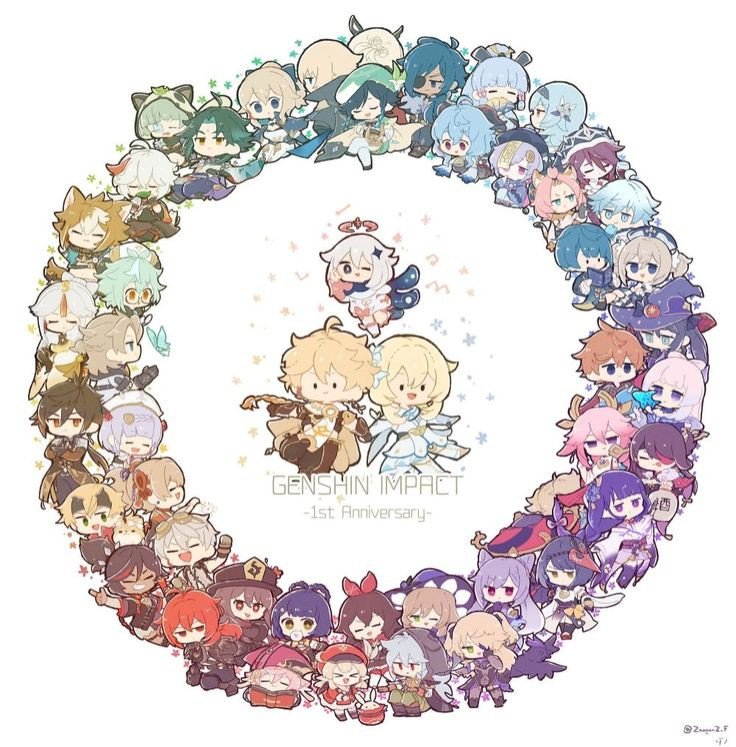 Полка по геншину✨