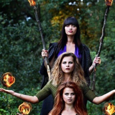 В гостях у ведьмочек