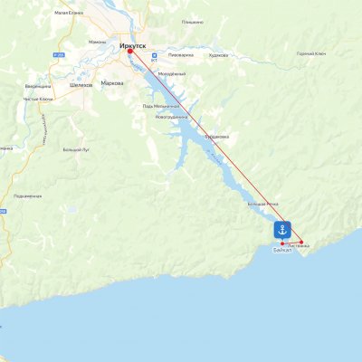 Иркутск-Листвянка-порт "Байкал"