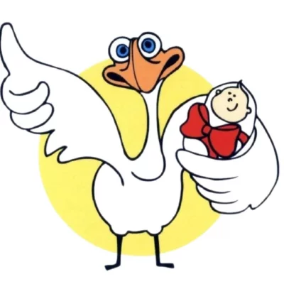 Весёлый аист