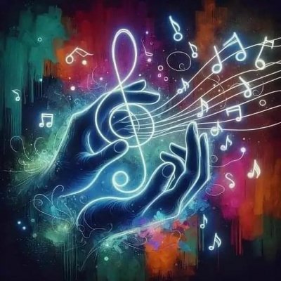 Музыка общения стикер