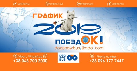 "DOG SHOW BUS" - поездки на выставки собак FCI