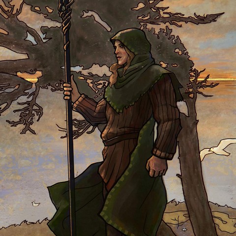 Оттиск на тисе