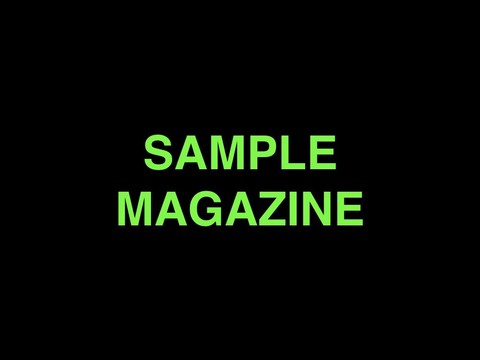 Sample Magazine