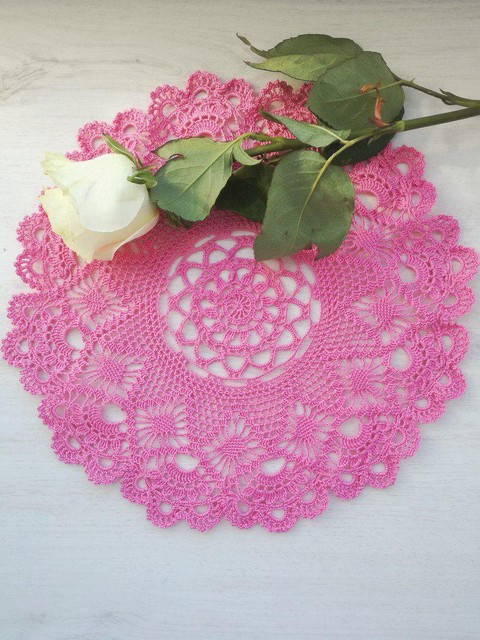 Салфетки крючком